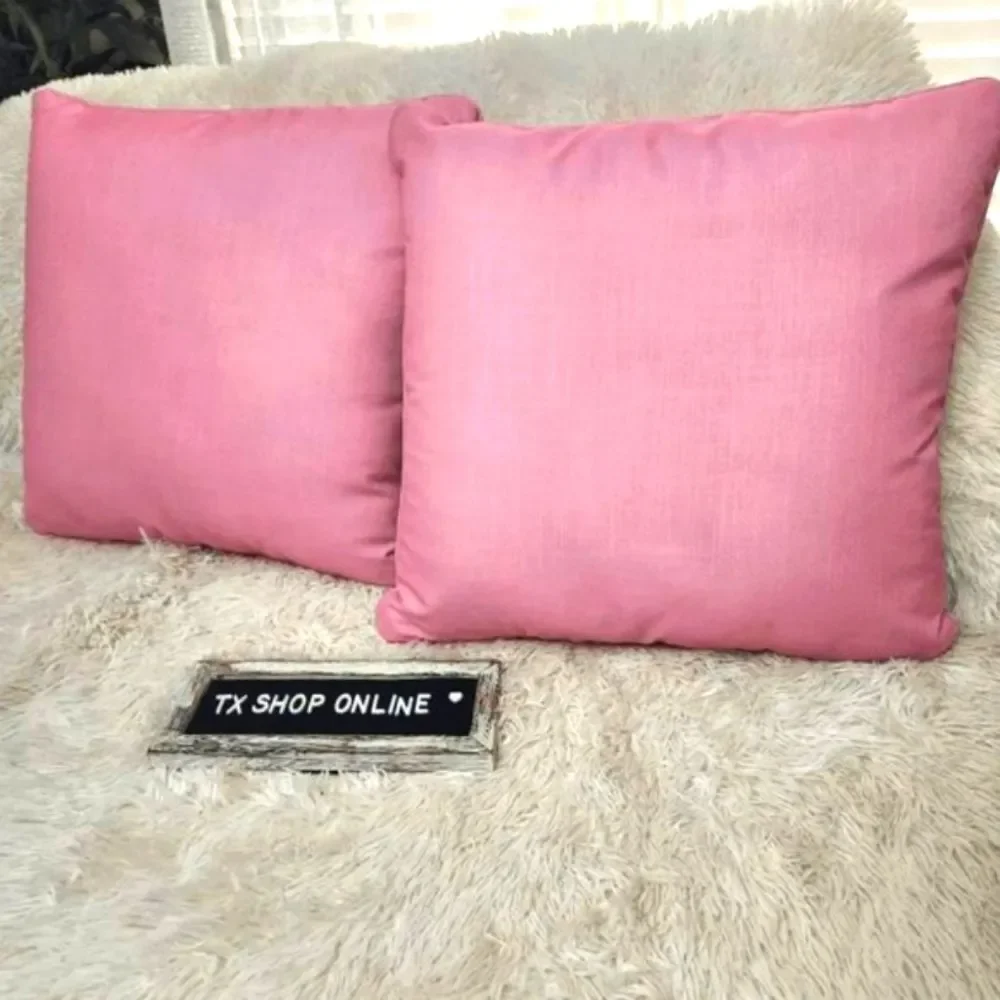 x2 LOVE WINS Girly Tie Dye Throw Pillow NWT